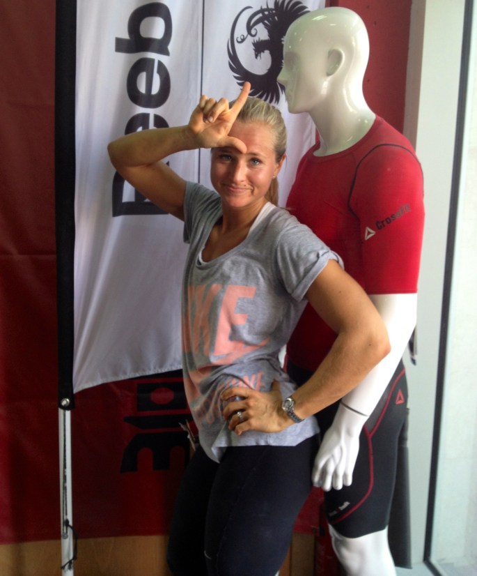 bare sånn passe fornøyd etter dagens innsats :-P