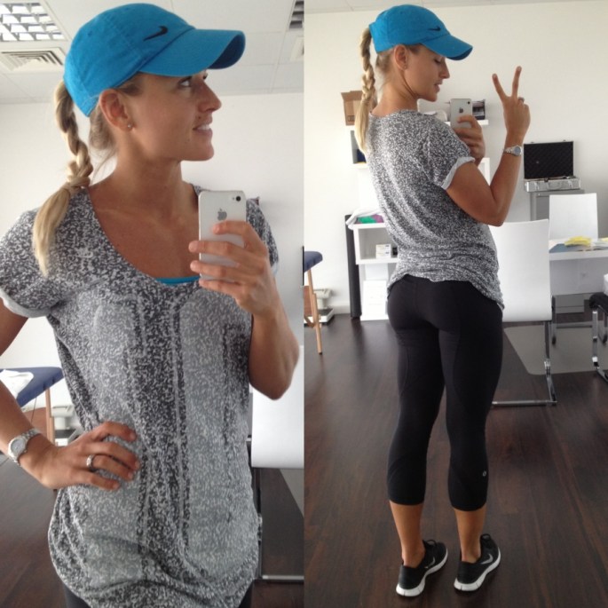 mindre tidkrevende trening= mer tid til kleine bilder i speilet ;-)